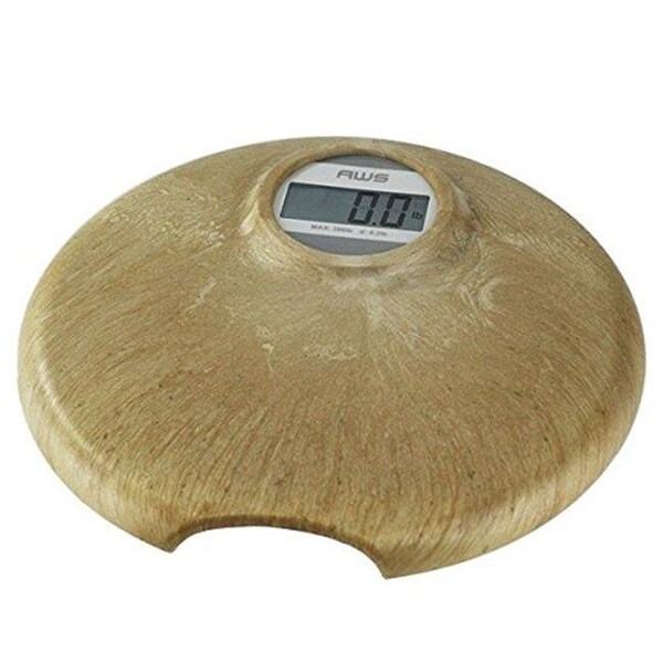 American Weigh Scales 396TERA Faux Marble Digital Personal Bathroom Scale with Battery 396TERA - main